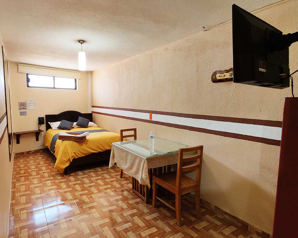 Habitacion doble posada arny pueblo magico